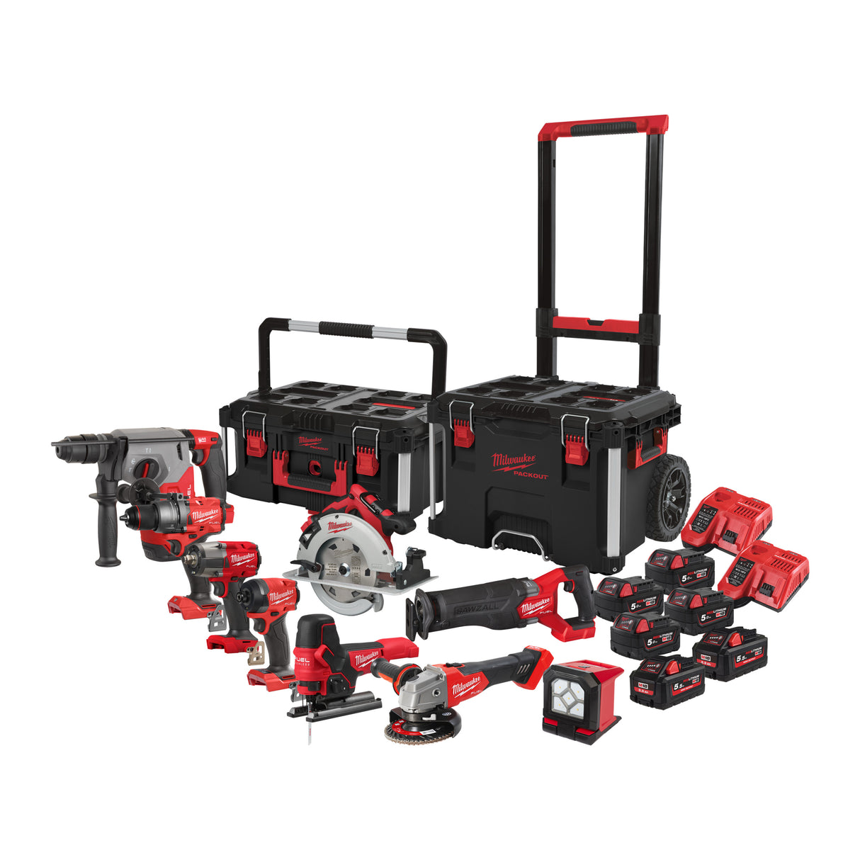 Milwaukee M18fpp9a-555t set scule 4933492524