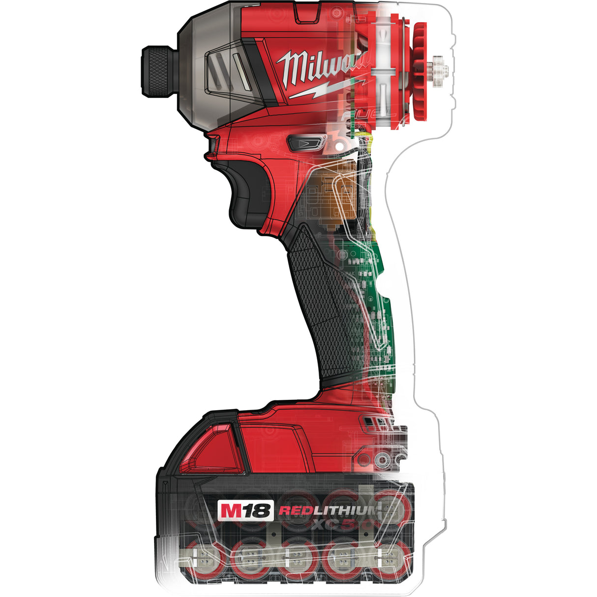 Milwaukee M18fqid-502x mașină de înșurubat impact cu acumulator 4933451790