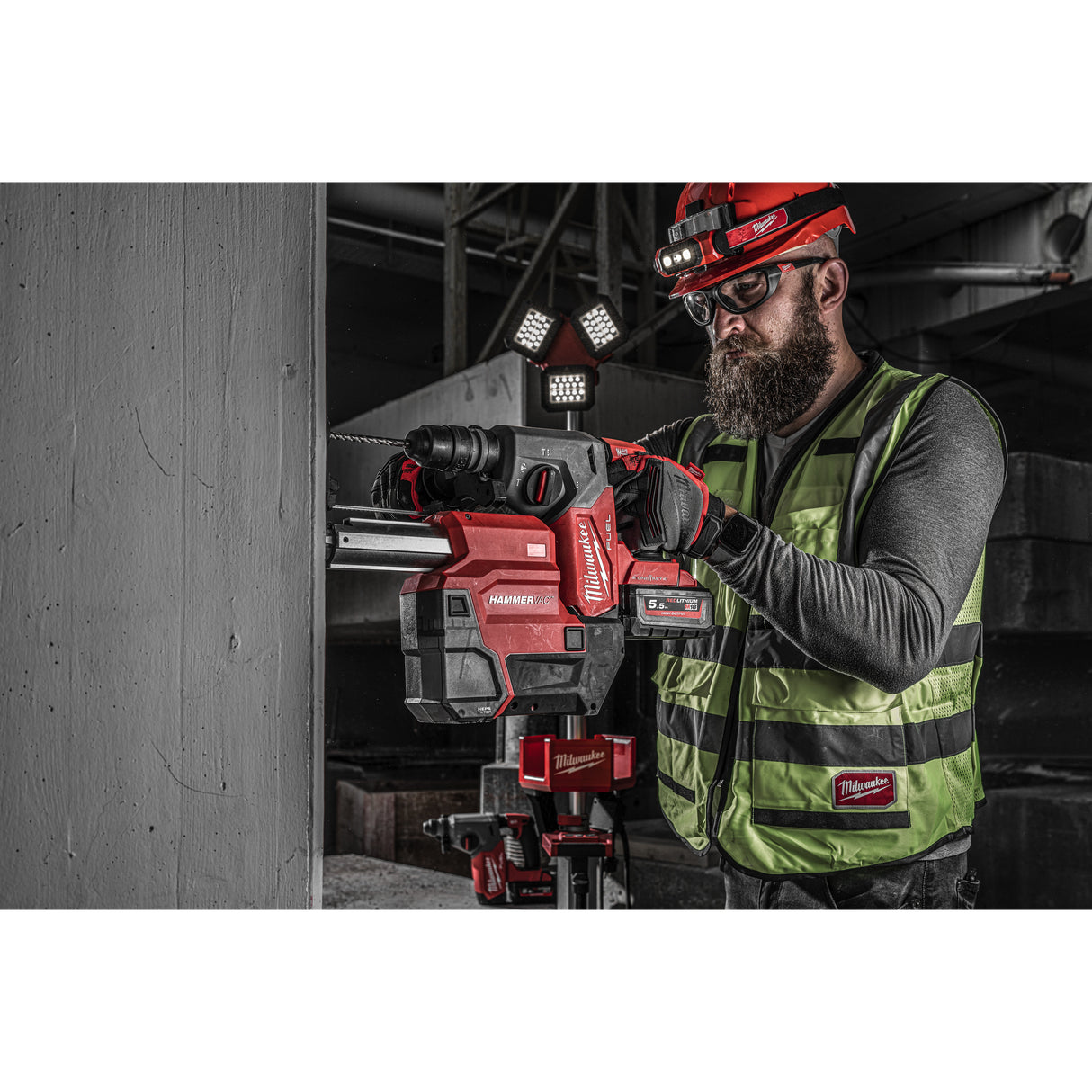 Milwaukee M18onefhxdel-552c ciocan rotopercutor cu acumulator 4933478506