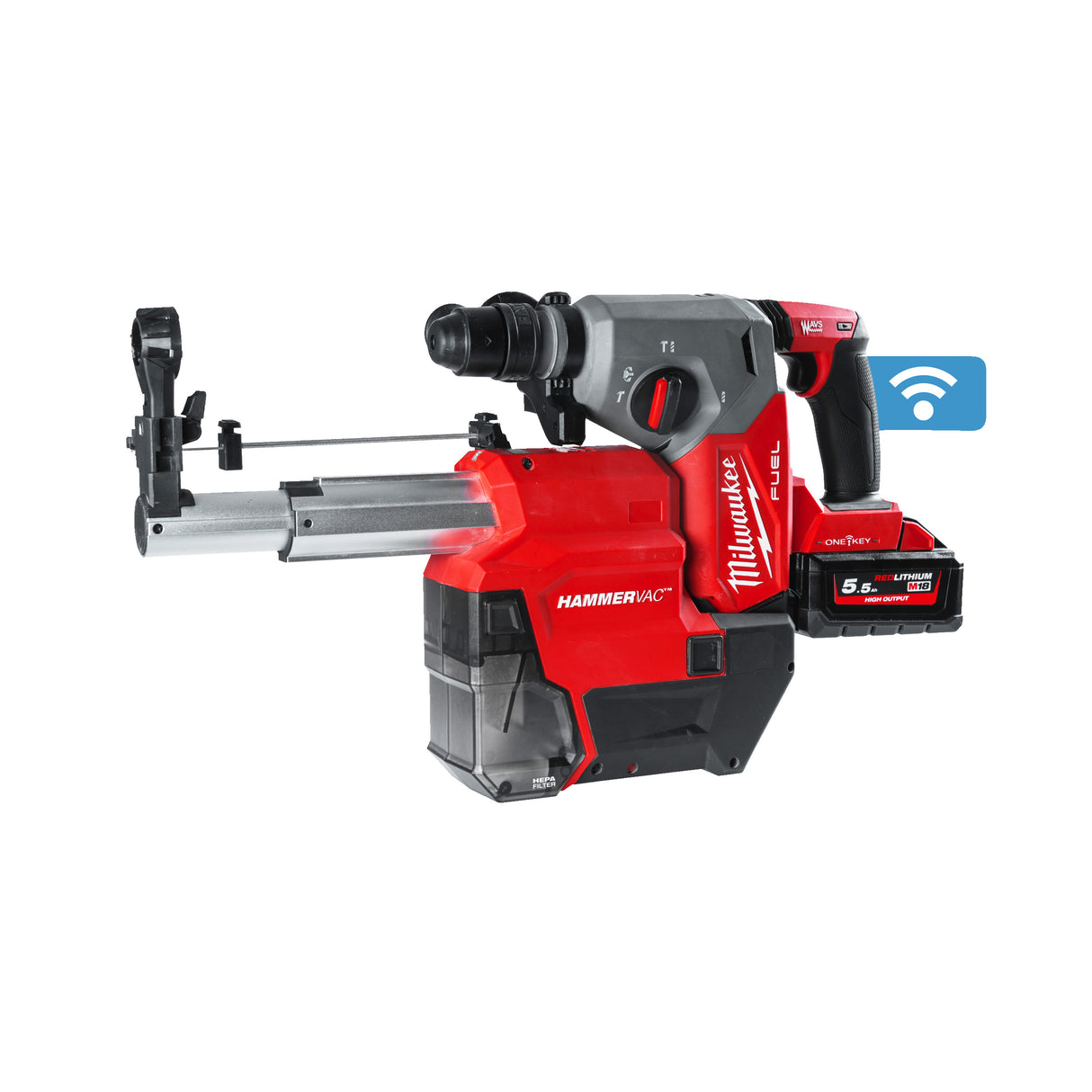 Milwaukee M18onefhxdel-552c ciocan rotopercutor cu acumulator 4933478506