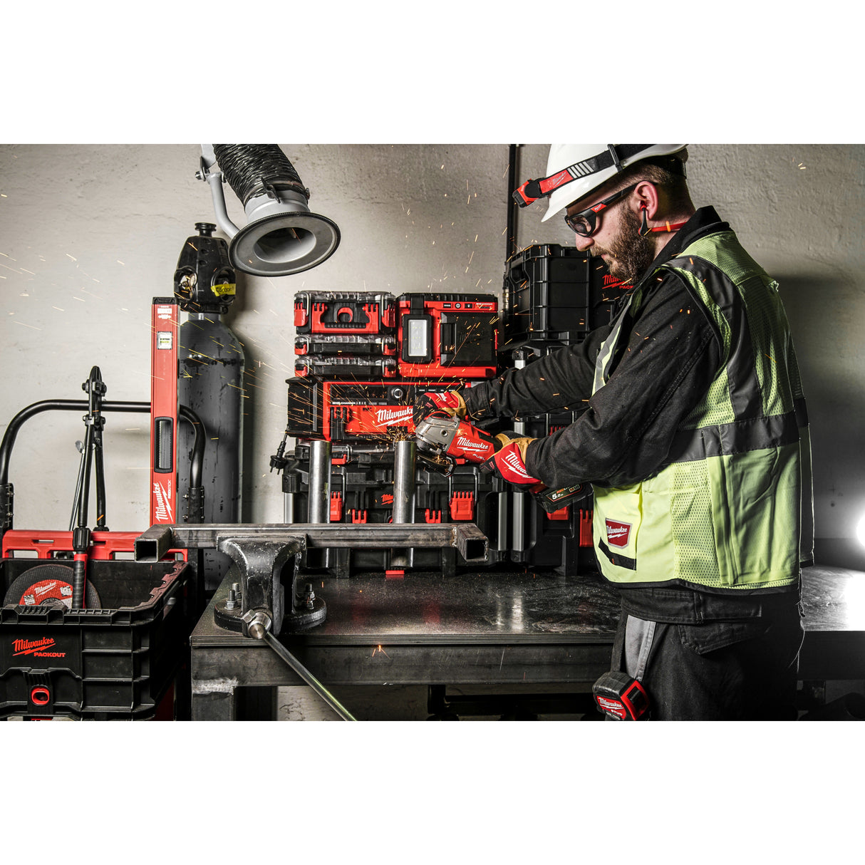 Milwaukee M18onefsag125xb-0x polizor ung.+acu   4933478433