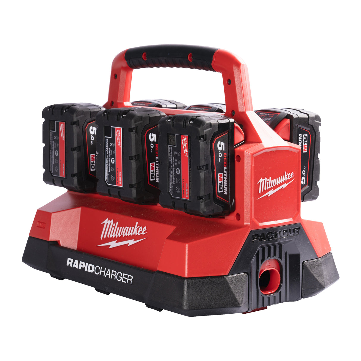 Milwaukee M18pc6 încărcător cu 6 porturiPACKOUT™ 4932480162