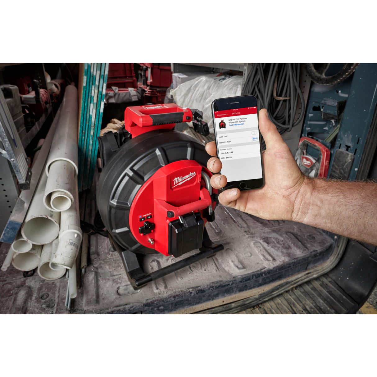 Milwaukee M18sic36hdr-0 cameră de inspecție canalizare M18™ 36 m, cap de cameră hdr de 25 mm 4933493953