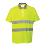 Hi-Vis Cotton Comfort Polo Shirt S/S