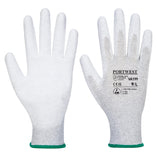 Vending Antistatic PU Fingertip Glove