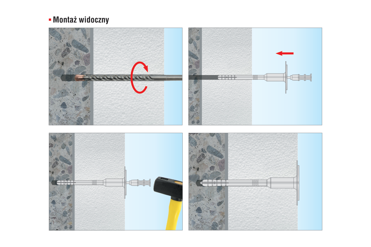 WKTHERM - Diblu pentru izolație cu montaj prin înșurubare