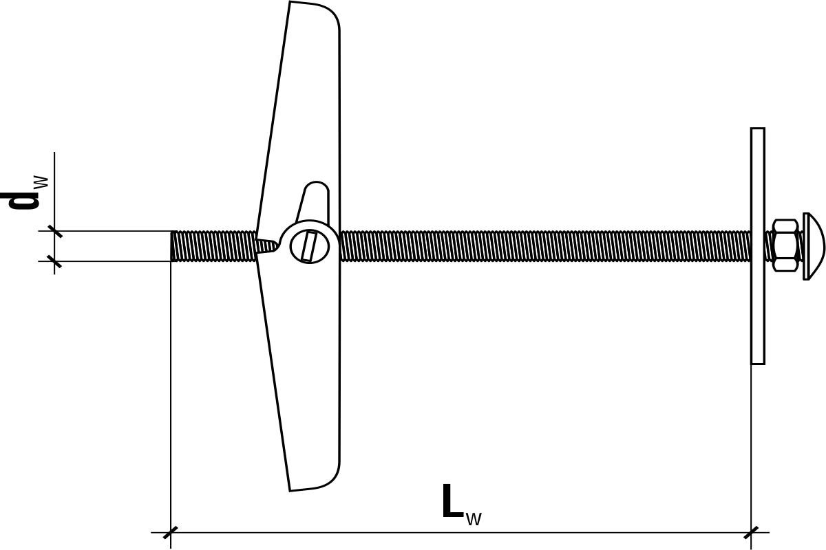 M - Ancoră cu arc tip umbrelă